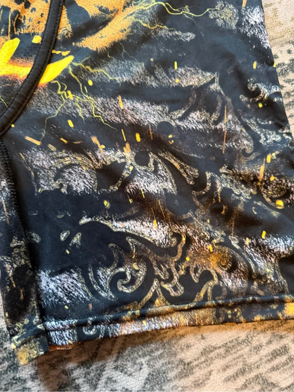 PSD Tiger Face Performance Boxer Briefs - Black & Gold size XL